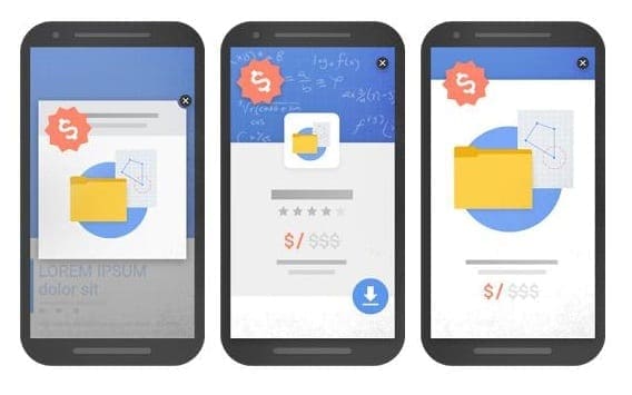 Google traque les interstitiels intrusifs