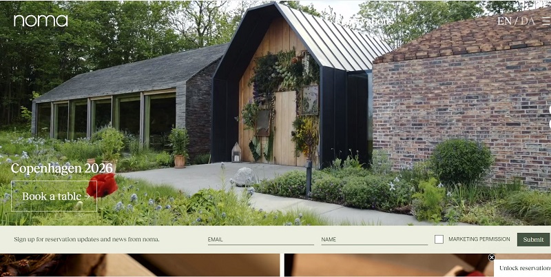50 Sites internet de restaurant pour vous inspirer 14 Le Restaurant Noma parle de sa Marque