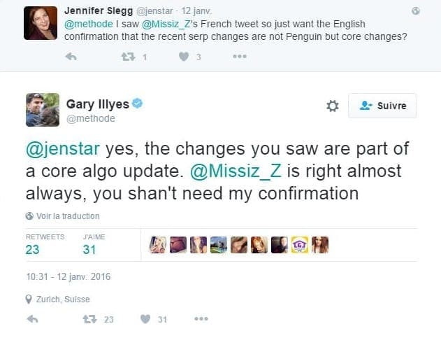 Malgré les démentis de Gary Mills la mise à jour en temps réel de Google Penguin 4.0 ou ses tests auraient pu commencer là !