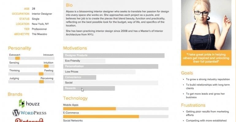 Créer des personas d'acheteur ou avatars