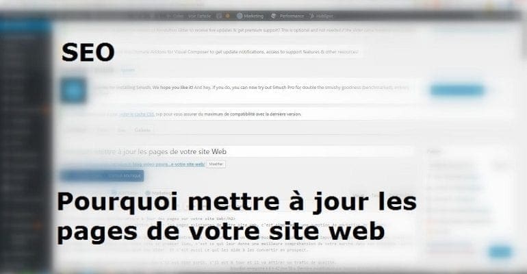 Pourquoi vous devriez mettre à jour les vieilles pages de votre site internet