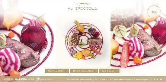 Image d'un site web du restaurant: Crocodile à Strasbourg