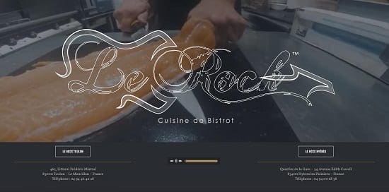 Image d'un site de restaurant: Le Rock Toulon