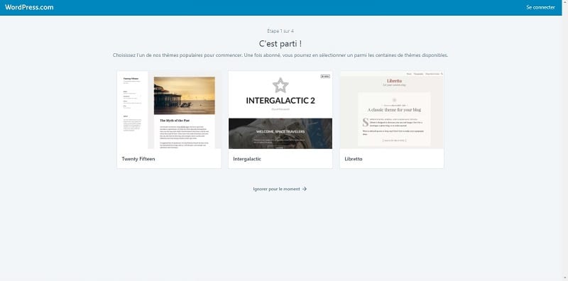 Plateforme de blog en ligne gratuit WordPress.com Plateforme de blog en ligne gratuit WordPress.com