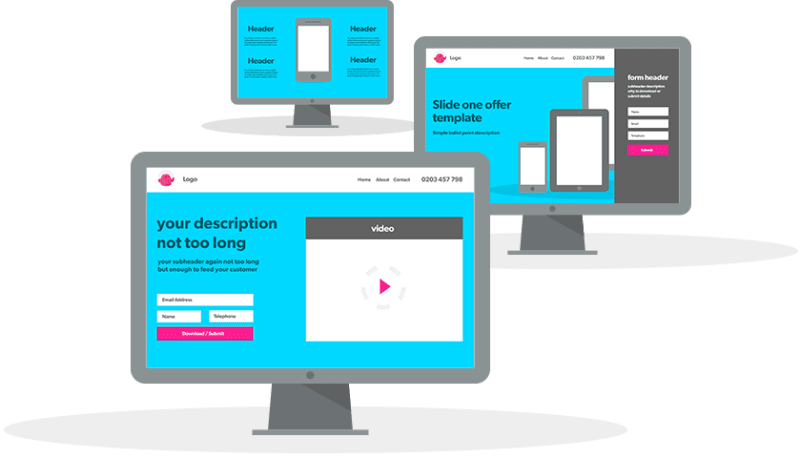 Création de landing Page pour Campagne adwords et annonces PPC