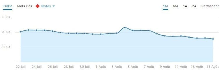 Un site de coupon achat groupé à grande échelle qui a perdu lors de cette Mise à jour Google du 1 Août 2018