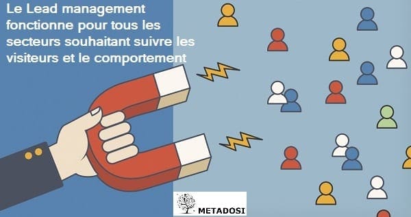 Le lead management fonctionne pour tous les secteurs souhaitant suivre les visiteurs et le comportement