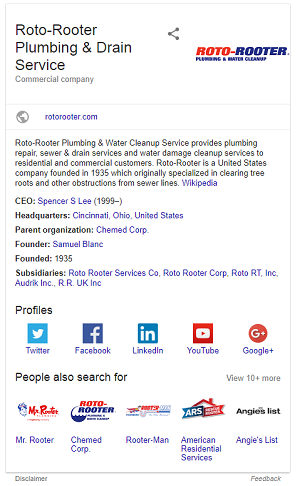 Exemple de fiche Google My Business