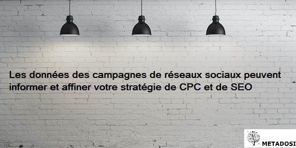 Une déclaration sur l'utilisation des données de réseaux sociaux dans une stratégie de SEO et de liens sponsorisés