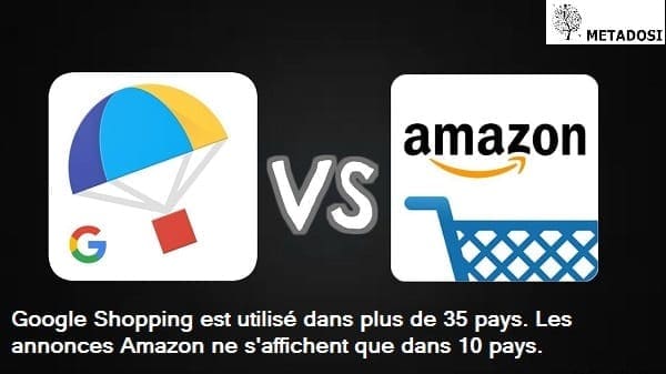 Une comparaison entre la portée de Google Shopping et Amazon