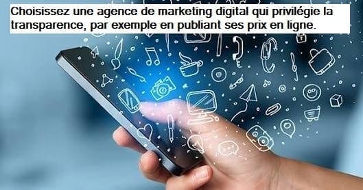 La transparence est une caractéristique commune aux meilleures agences de marketing digital.