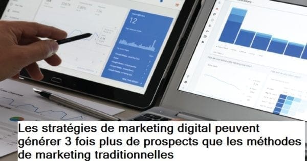 Une statistique sur le marketing digital et son impact sur la génération de leads