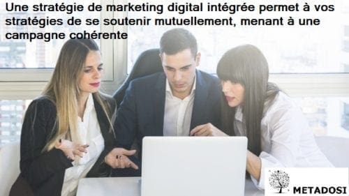 Une déclaration sur l'intégration du marketing digital, une tendance du marketing digitale en 2019