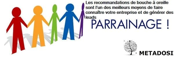 Le parrainage et le bouche à oreille pour générer des leads