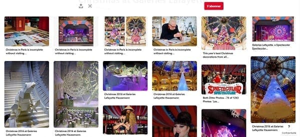 Galeries Lafayette Pinterest