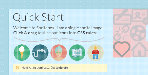 Spritebox - Sprites CSS