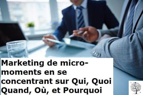 Présentez des micro-moments en vous concentrant sur qui, quoi, quand, où et pourquoi