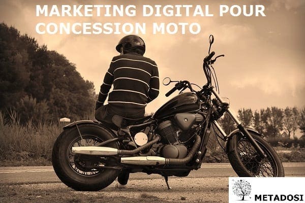 Marketing digital pour concession moto