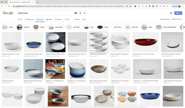 Mise à jour des SERP de Google image