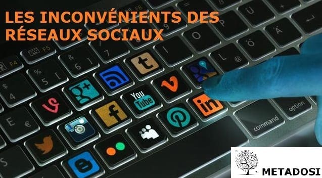 Un graphique pour les inconvénients des réseaux sociaux