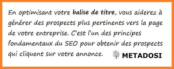 Principes de base du SEO : optimiser la balise Title