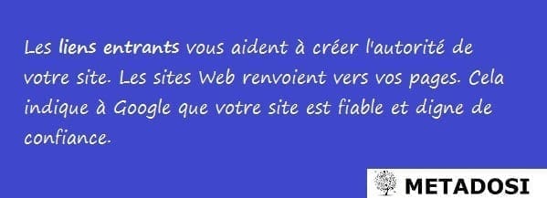 Question SEO : à quoi servent les liens entrant ?