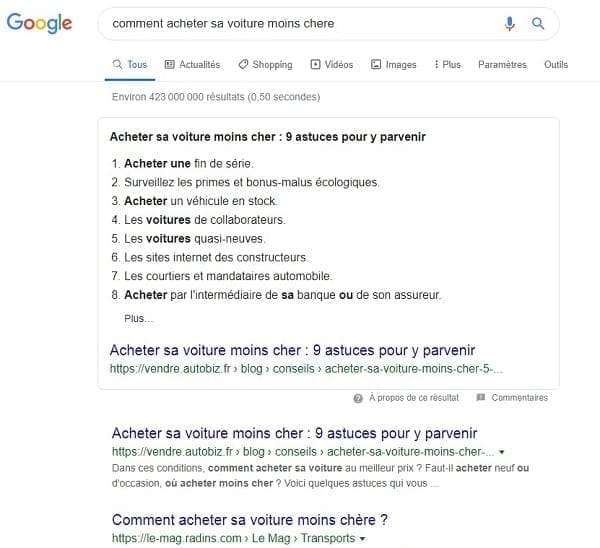 Question SEO : qu'est-ce qu'une SERP ?