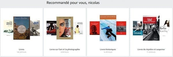 Recommendations Amazon