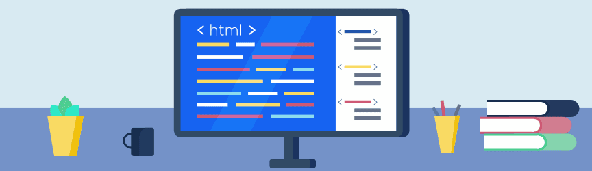 code html sur un écran d'ordinateur