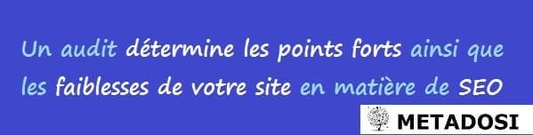 La définition d'un audit SEO