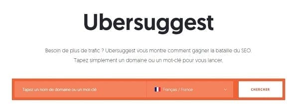 Comment optimiser le SEO pour votre site Web : Ubersuggest