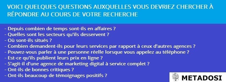 conseils pour l'agence de génération de leads