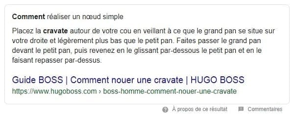 Position zéro de la question comment nouer une cravate