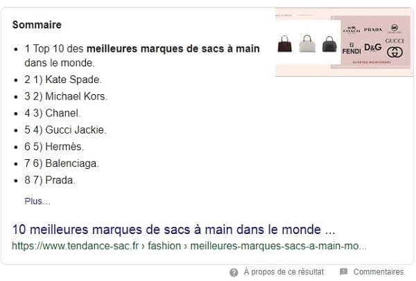 Position zéro pour les meilleures marques de sac à main