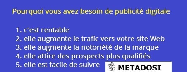 Services de publicité digitale