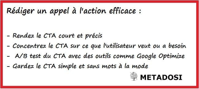 Une liste de conseils pour rédiger des CTA efficaces pour la génération de prospects