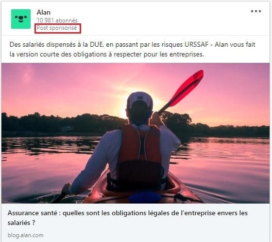 Publicité sur les réseaux sociaux