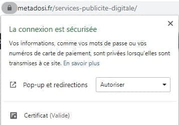 Installer un certificat SSL