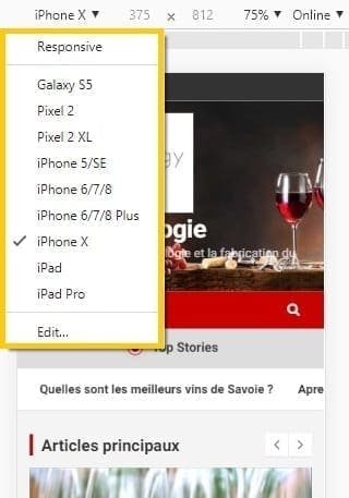 Tester votre site pour vérifier s'il est compatible mobile