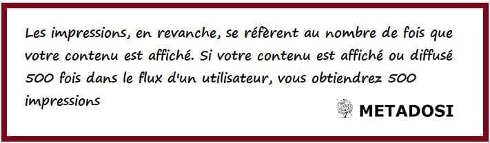 citation sur les impressions facebook