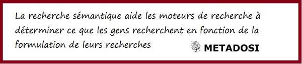 La recherche sémantique aide les moteurs de recherche à déterminer ce que les gens recherchent