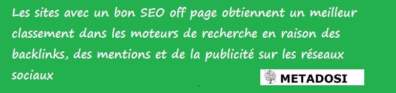 Avantages du SEO Off page