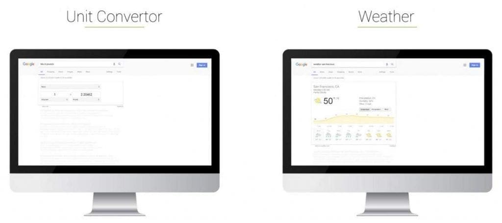 Convertisseur unité et widget météo