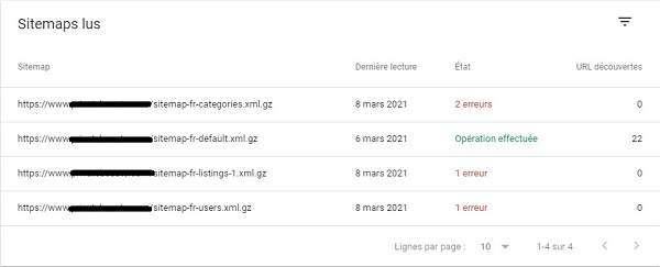 Les étapes à suivre pour consulter les sitemaps de la search console de Google