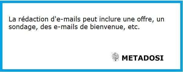 Un aperçu de ce que comprennent les services de rédaction d'e-mails