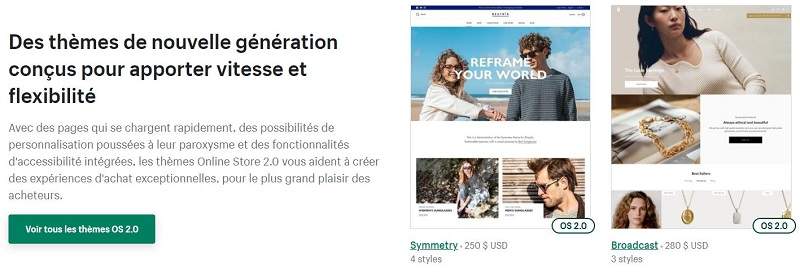 Thème nouvelle génération 2.0 Shopify