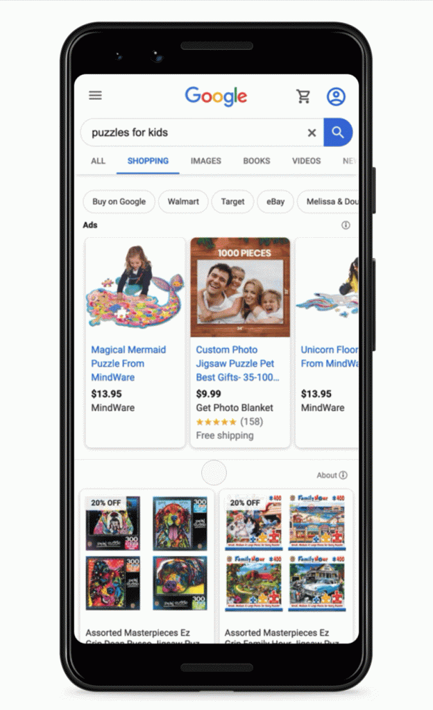 Le nouveau Google Shopping gratuit