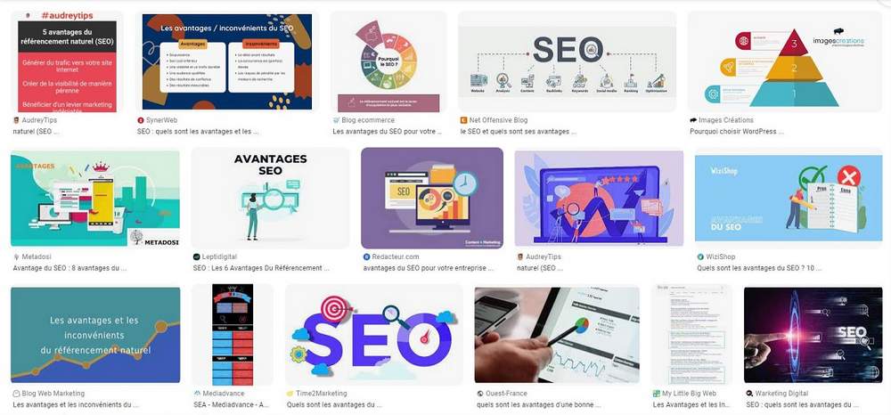 5 avantages du SEO