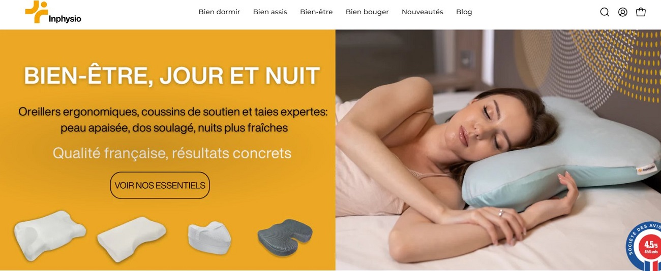 Inphysio.fr | Success Story d'une Boutique Santé et Bien-être