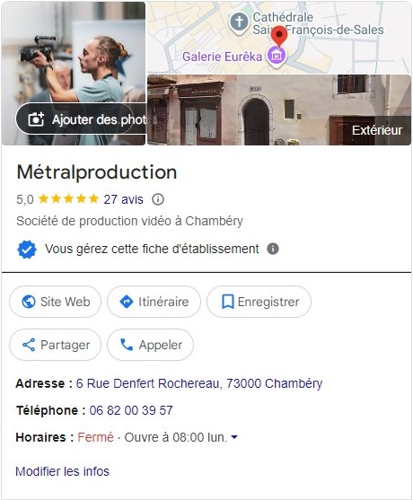 Référencement local 4 fiche GMB